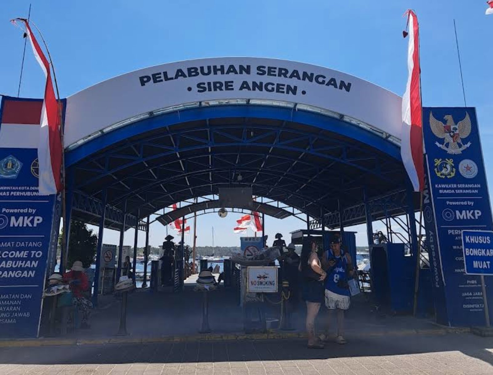 Serangan Harbour fast boat port in South Bali